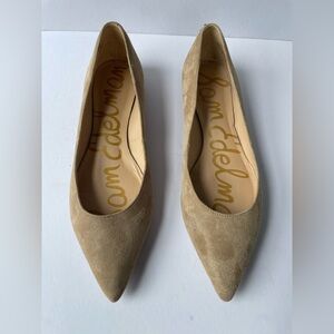 Sam Edelman Tan Suede Flats